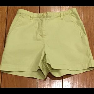 Talbots Kids Stretch Shorts Lime Green - Girls 8